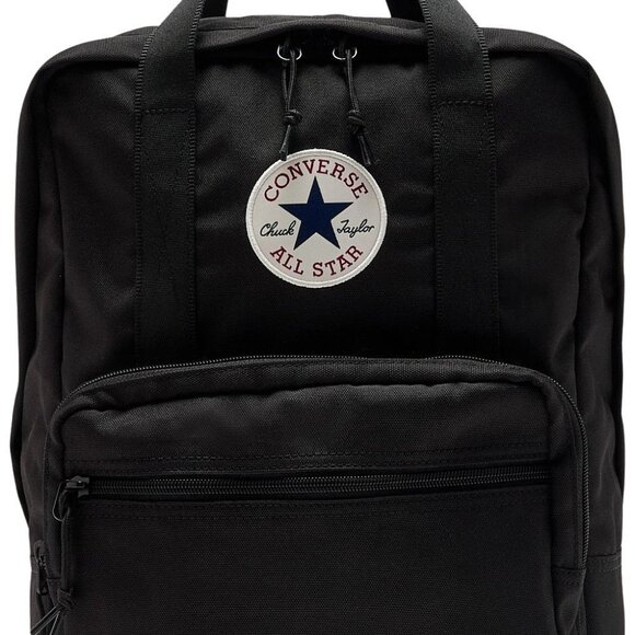 backpack Converse Small Square 14" School Bag Messenger BLACK NEW - Picture 8 of 8